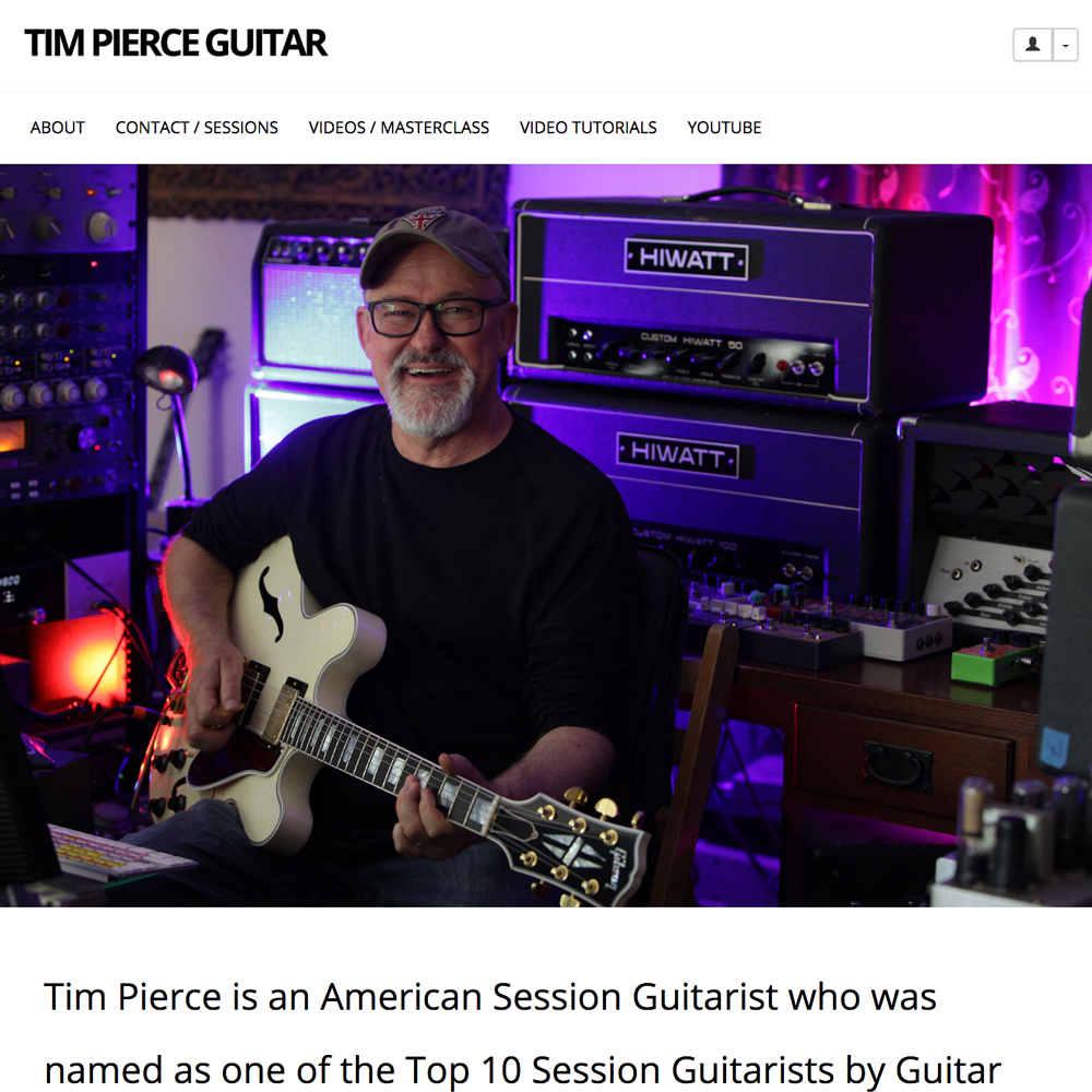 Tim Pierce Guitar Website
